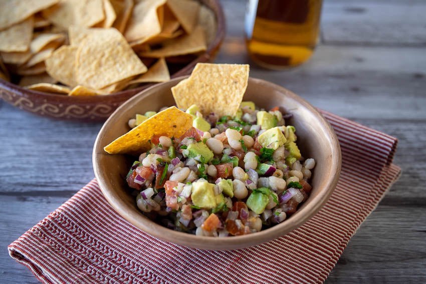 Avocado and White Bean Salsa - Rancho Gordo