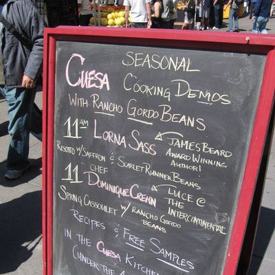 Bean Love at the Farmers Market - Rancho Gordo