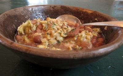 Beans and Eggs - Rancho Gordo