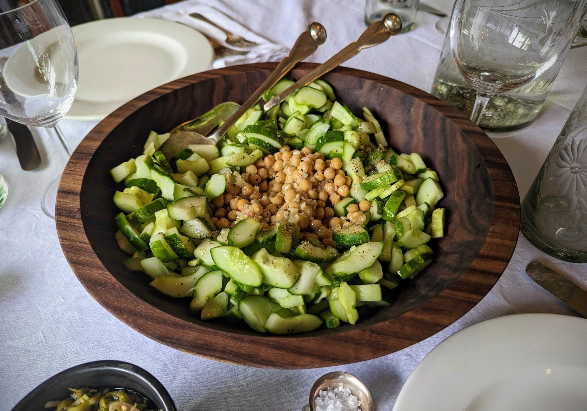 Ceci Piccoli and Cucumber Salad - Rancho Gordo