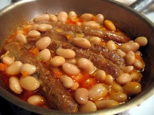 Cellini Runners with Merguez Sausages - Rancho Gordo