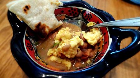 Charro Beans with Scrambled Eggs - Rancho Gordo