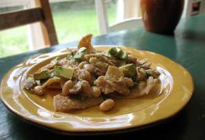 Chilaquiles with Fresh Salsa - Rancho Gordo