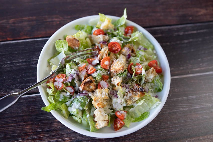 Chopped Salad with Bean-and-Yogurt Dressing - Rancho Gordo