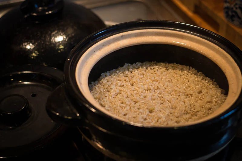 Cooking Superior (Nay, Perfect!) Brown Rice in a Clay Donabe Pot - Rancho Gordo