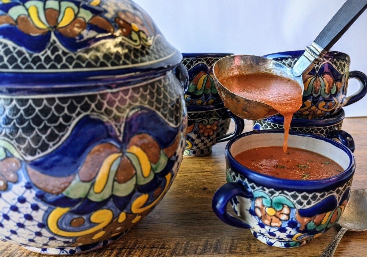 Creamy Lima Bean, Tomato, and Feta Soup - Rancho Gordo