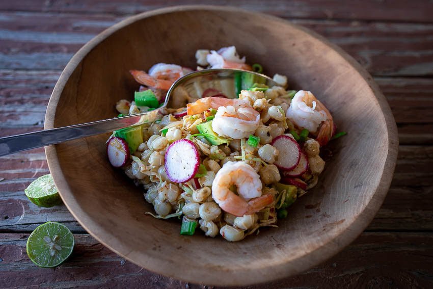 Deconstructed Pozole Salad - Rancho Gordo