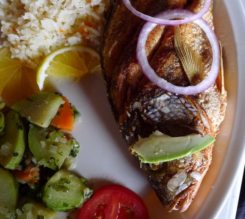 Eating FIsh and Seafood in Puerto Escondido - Rancho Gordo
