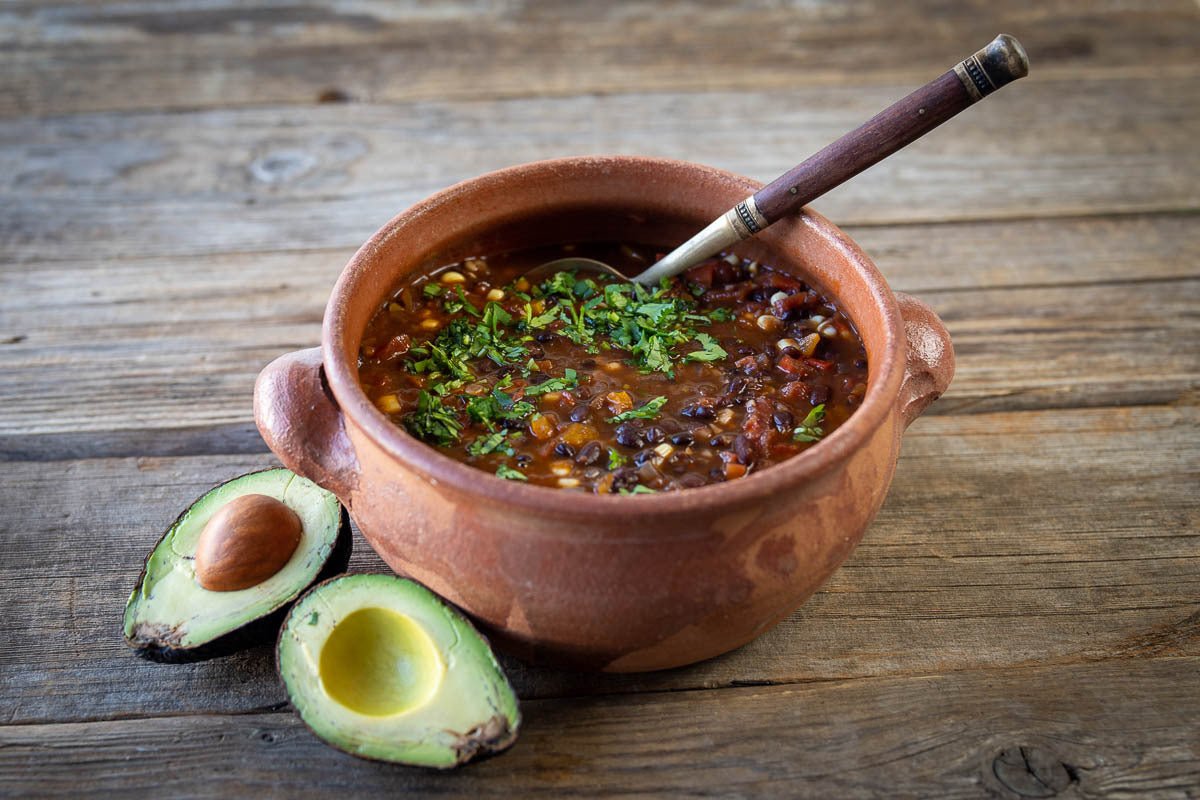 Edna's Black Bean & Corn Soup - Rancho Gordo