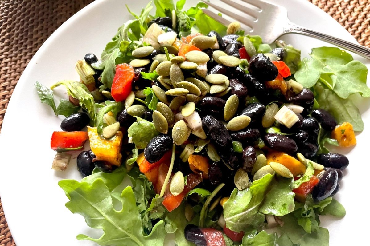 Ellen Kanner's Fireworks Black Bean and Mango Salad - Rancho Gordo