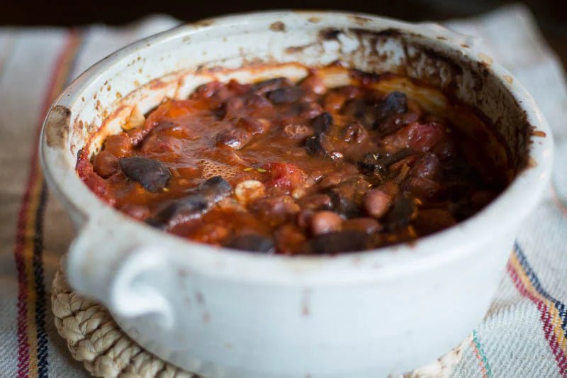 Heirloom Bean-Mushroom "Carnitas" Casserole - Rancho Gordo