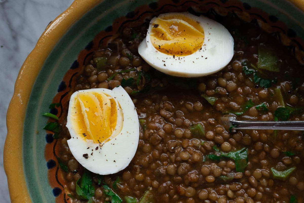 Lentil Nopalito Soup - Rancho Gordo