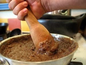 Mashed Beans (as opposed to Refried Beans) - Rancho Gordo