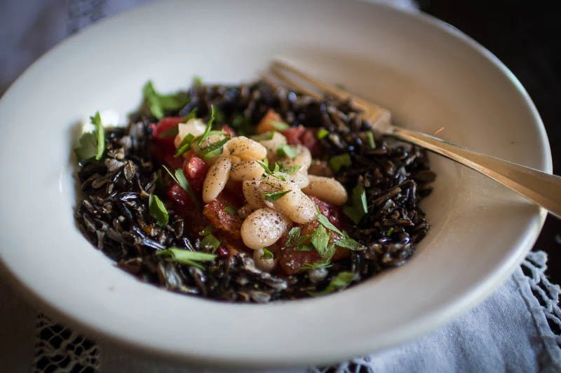 Mastering Leftovers: Wild Rice, Cassoulet Beans and Heirloom Tomatoes - Rancho Gordo