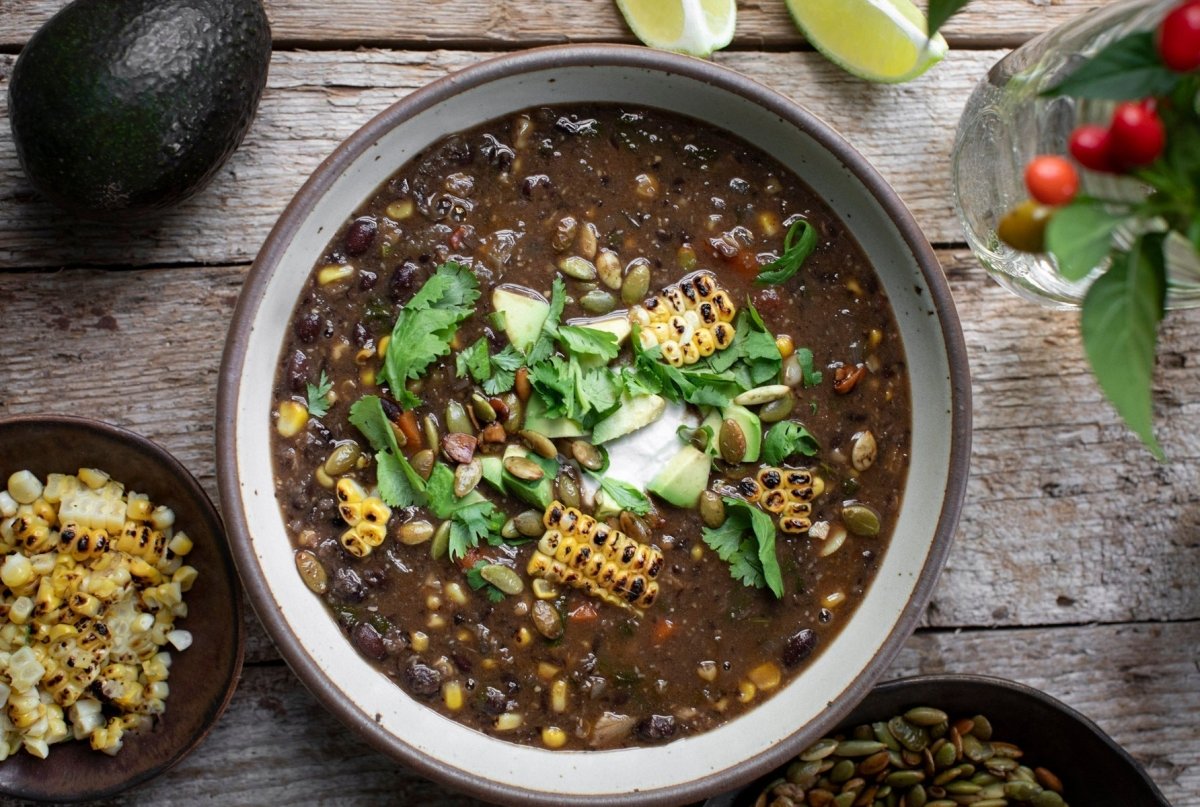 Mississippi Vegan's Black Bean Soup - Rancho Gordo