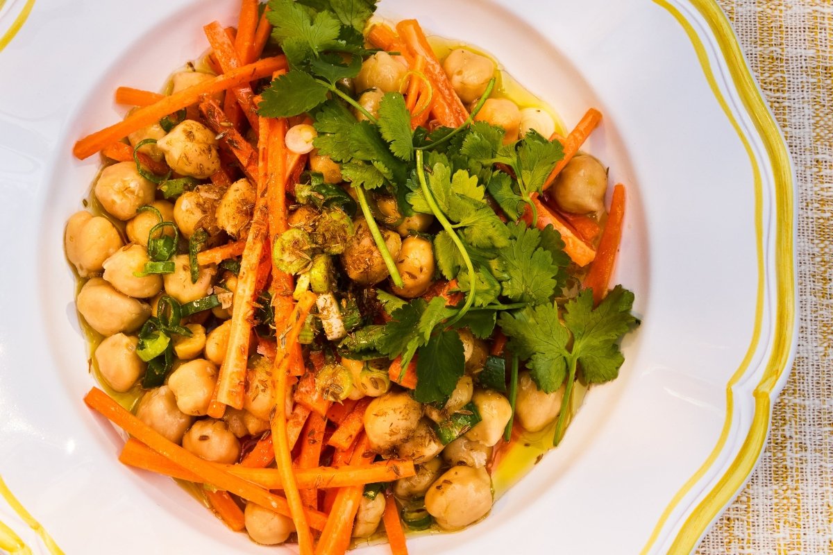 NOKOT (Uyghur Chickpea & Carrot Salad) - Rancho Gordo