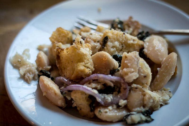 White Bean and Kale Panzanella - Rancho Gordo