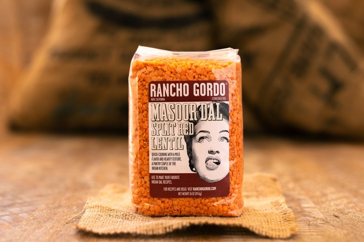 Masoor Dal (Split Red Lentils) - Rancho Gordo